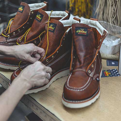 American Heritage 6 Tobacco Safety Toe Work Boot Coolest Thing Made in WI